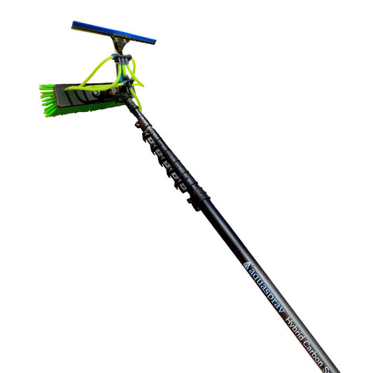 Main product image of the 40ft Carbon Water Fed Pole with Squeegee.