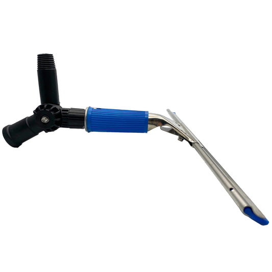 Window Squeegee and Non-Swivel Double Gooseneck