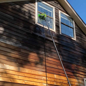 30 Foot Carbon Water Fed Pole Kit with Brush and Squeegee